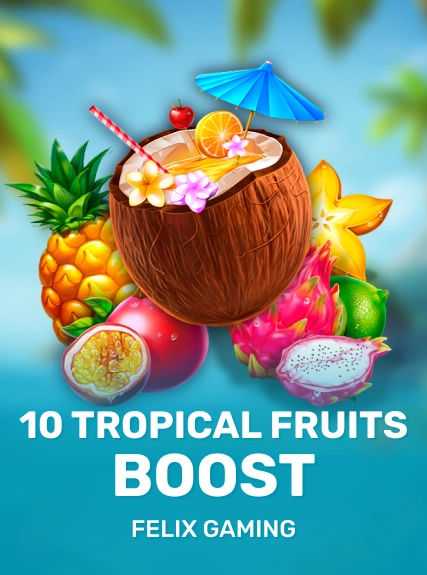 10 Tropical Fruits Boost game tile