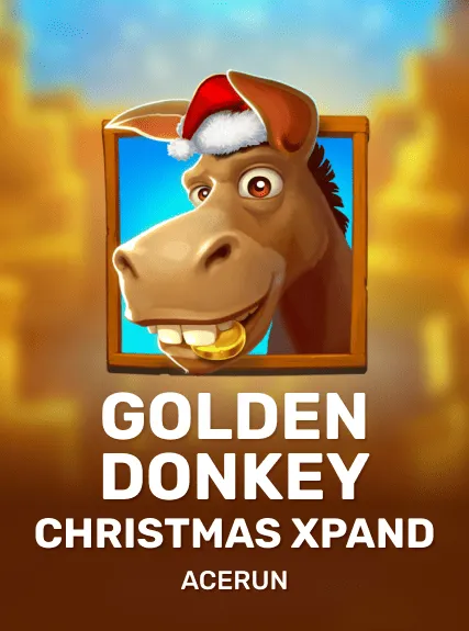 Golden Donkey Christmas Xpand game tile